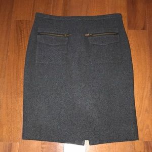 J Crew The Pencil Skirt-Wool-NWOT
